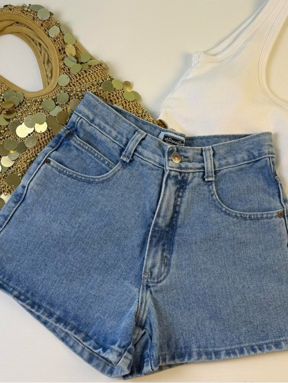 Y2K Vintage Xhilaration Light Wash Denim Shorts Women’s Size XS